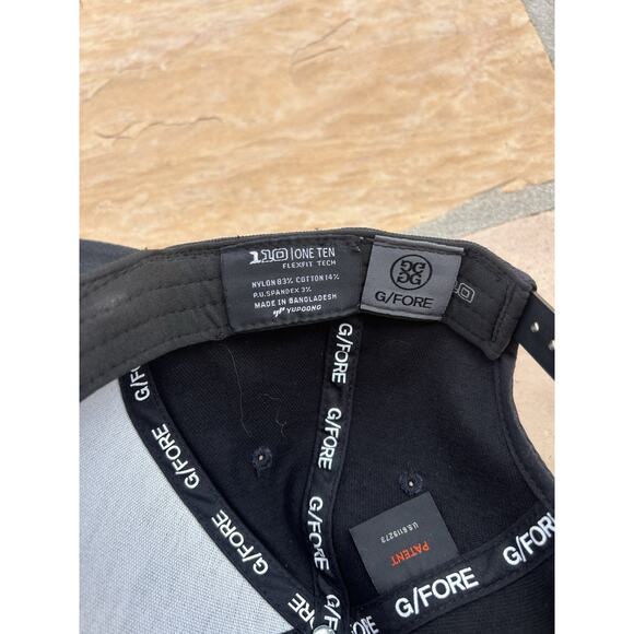 G/FORE CHIL Chileno Bay Golf Club Hat Black/Pink Snapback Flexfit - Picture 3 of 4